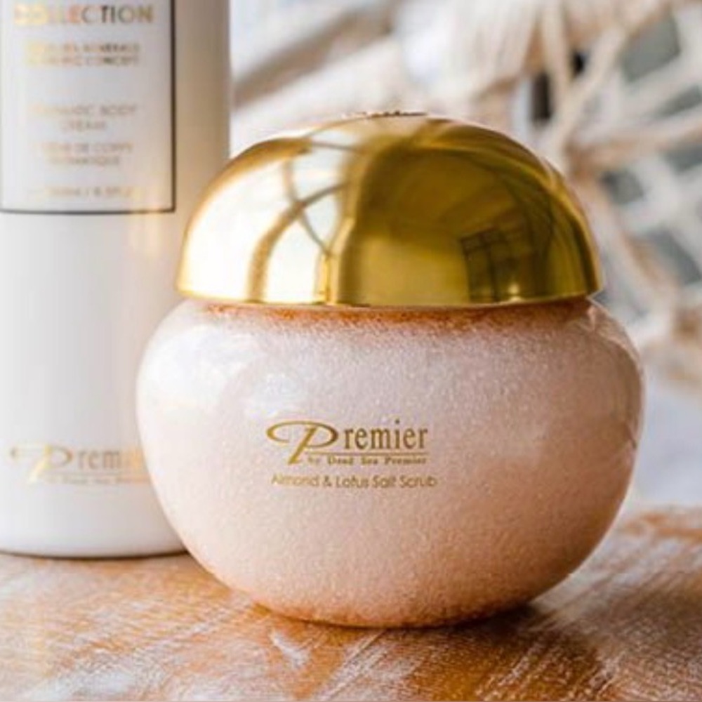 Premier Almond & Lotus Exfoliant Salt Scrub